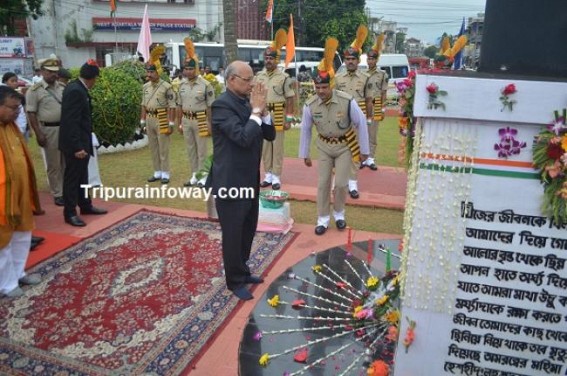 Tripura Governor pays tribute to the freedom fighters : Celebrations across State marked 73rd Independence Day Tripura Governor pays tribute to the freedom fighters : Celebrations across State marked 73rd Independence Day